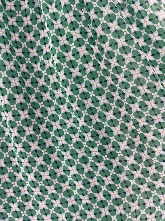 Max Studio Green Printed Elastic-Waist Women's Skirt NWOT - Picture 2 of 5